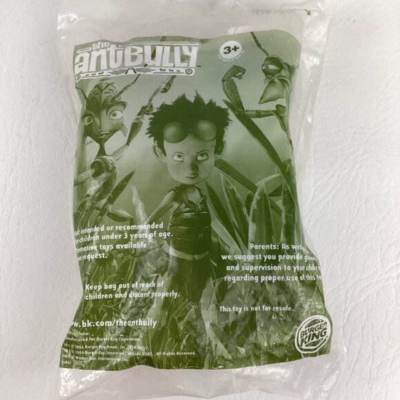 The Ant Bully Set Lot DVD Movie Motion Picture Music CD Burger King Toy SEALED - Picture 3 of 9